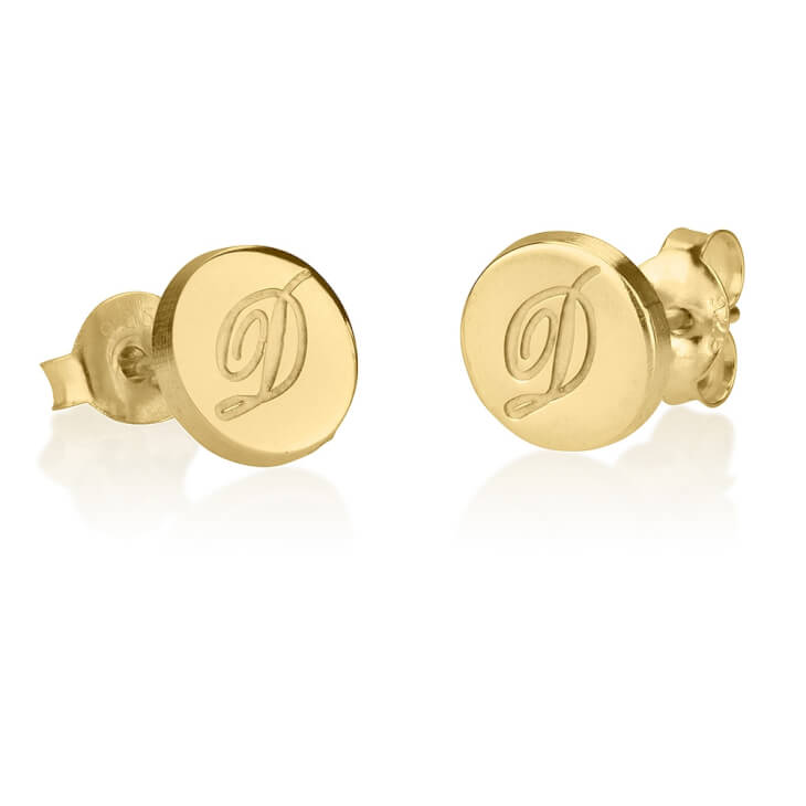 Initial on sale stud earring