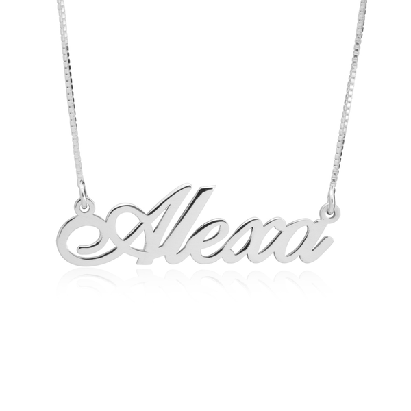 Classic hot sale name necklace